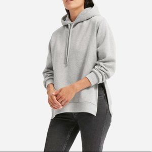 Grey Everlane Slit-Side Hoodie (xs)